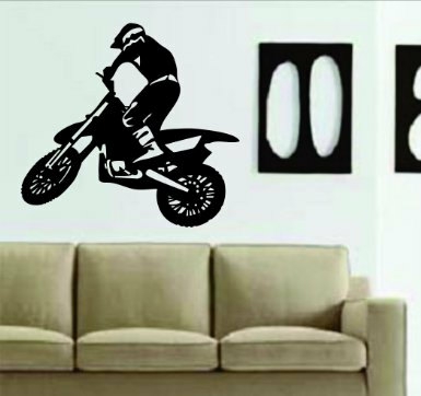 Wall Decals | Dirtbike Rider Mx X Games Version 105 Decal Sticker Wall Housewares Wall Decals