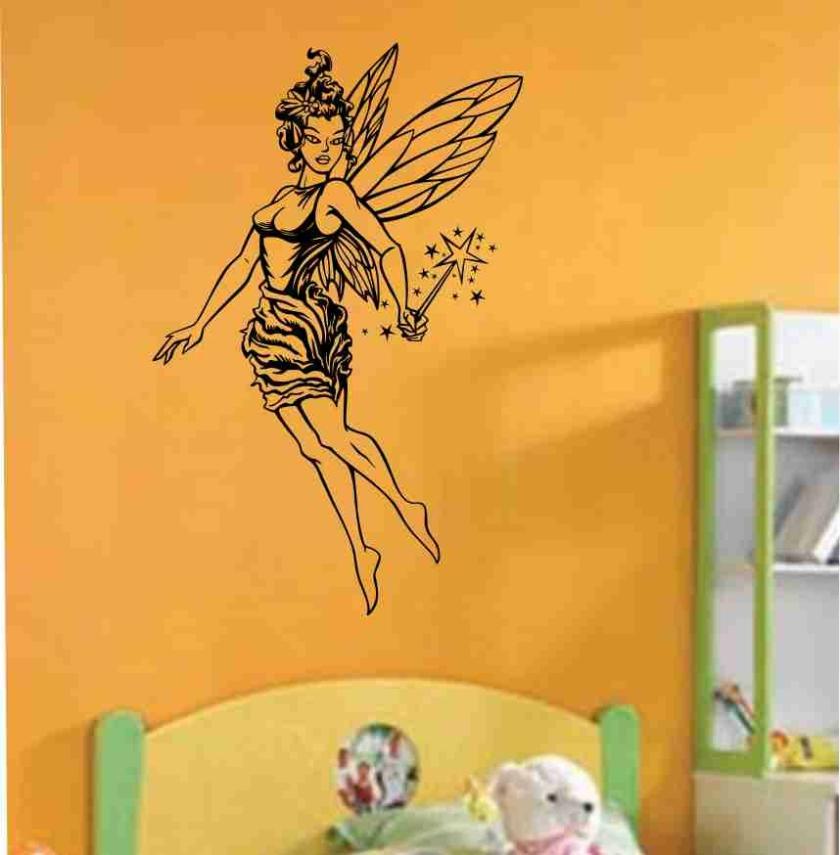 Wall Decals | Fairy Version 101 Vinyl Wall Decal Sticker Decal Stickers Nursery Kids Room Fantasy Housewares Wall Decals