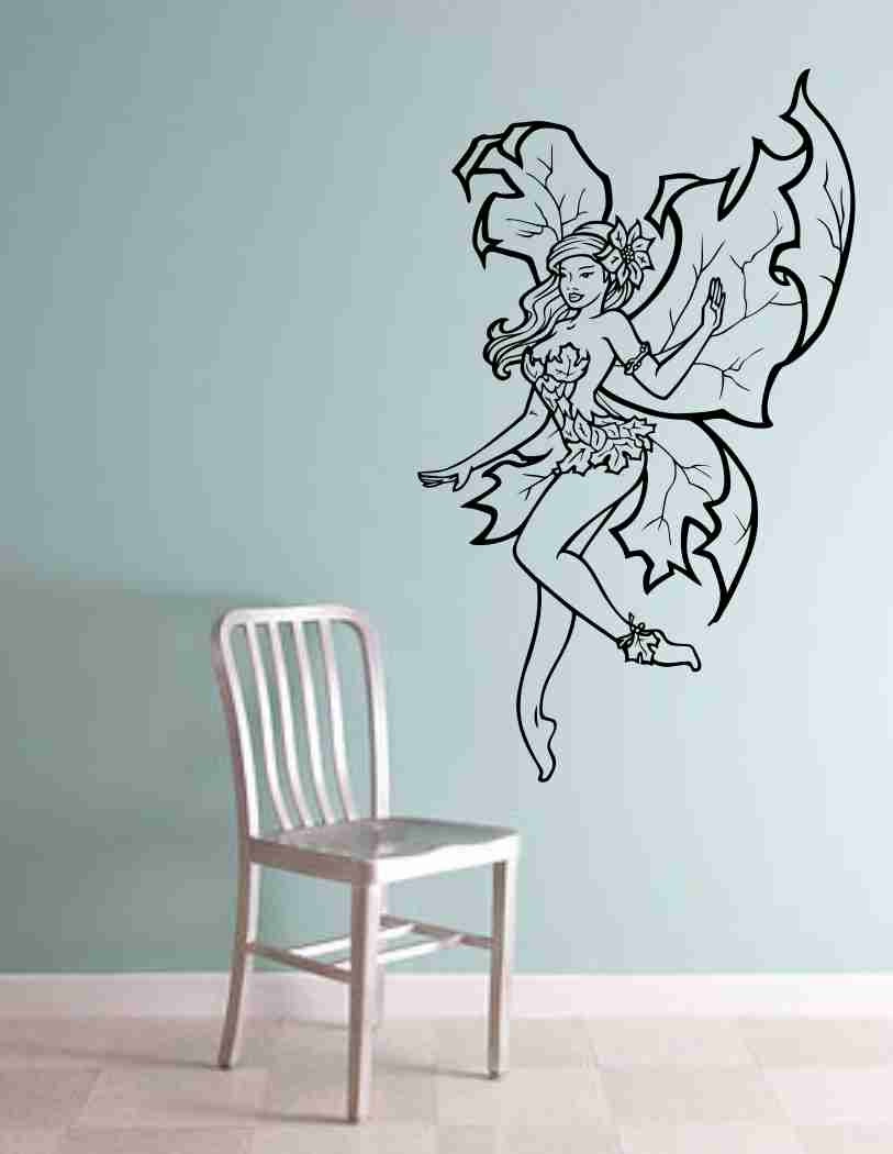 Wall Decals | Fairy Version 102 Vinyl Wall Decal Sticker Decal Stickers Nursery Kids Room Fantasy Housewares Wall Decals