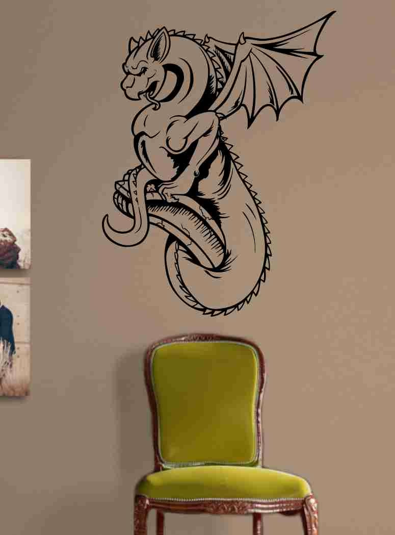 Wall Decals | Gargoyle Version 101 Decal Sticker Wall Art Graphic Dragons Cartoon Housewares Wall Decals