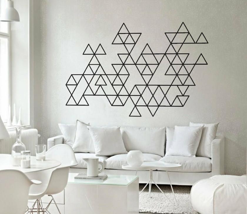 Wall Decals | Geometric Triangles Wall Art Decal Sticker Home Decor For Housewares Housewares Wall Decals