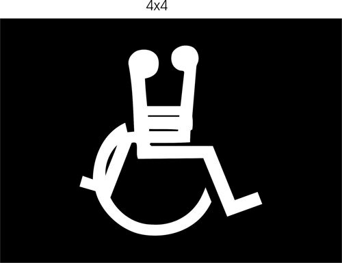 Wall Decals | Handicap Sex Decal Sticker Window Car Truck Van Suv Housewares Wall Decals