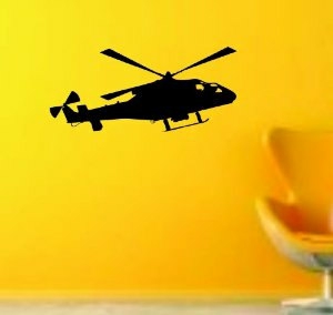 Wall Decals | Helicopter Version 101 Decal Sticker Wall Decal Ar Housewares Wall Decals