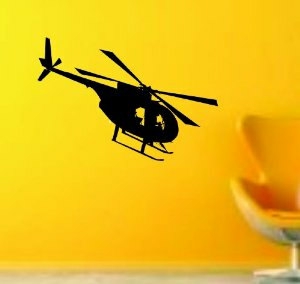 Wall Decals | Helicopter Version 102 Decal Sticker Wall Decal Ar Housewares Wall Decals