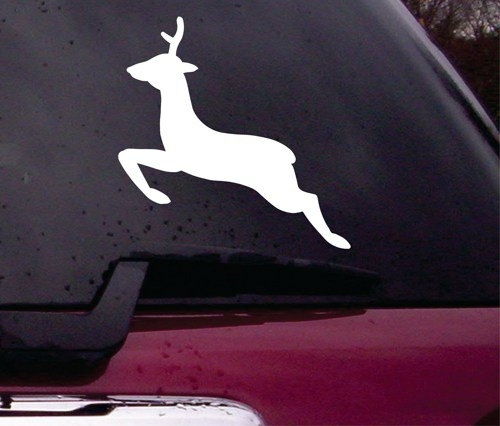 Wall Decals | Jumping Deer Decal Sticker Vinyl Decal Sticker Art Graphic Stickers Laptop Car Window Housewares Wall Decals