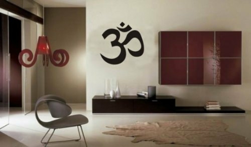 Wall Decals | Large Om Symbol Wall Decal Sticker Housewares Wall Decals