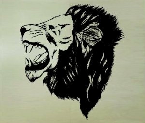 Wall Decals | Lion Face Version 103 Sticker Wall Decal Animal King Of The Jungle Art Graphic Housewares Wall Decals