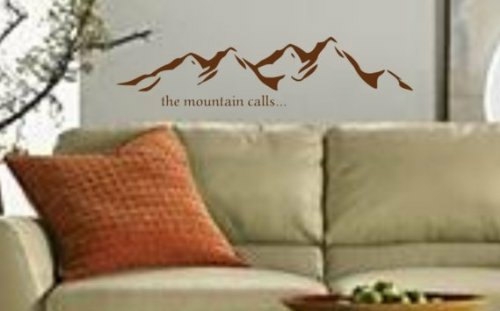 Wall Decals | Mountain Landscape Wall Decal Sticker Housewares Wall Decals