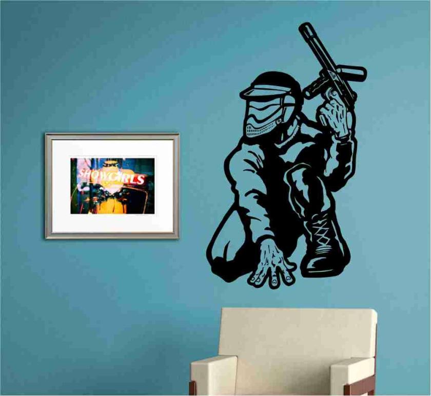 Wall Decals | Paintballer Version 101 Sticker Wall Decal Art Graphic Housewares Wall Decals