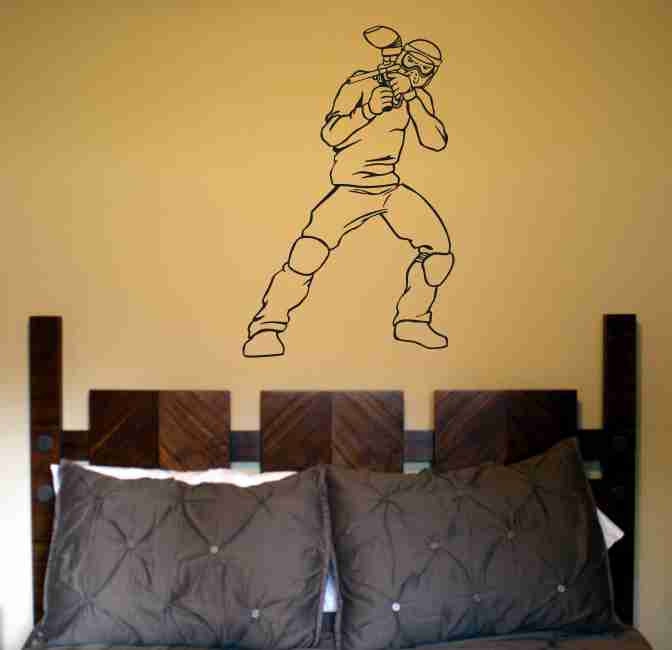 Wall Decals | Paintballer Version 103 Sticker Wall Decal Art Graphic Housewares Wall Decals