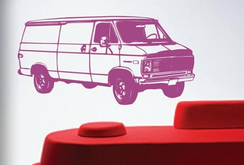 Wall Decals | Retro 70S Hippie Van Wall Decal Sticker Housewares Wall Decals