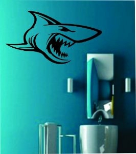 Wall Decals | Shark Decal Sticker Wall Art Graphic Fish Ocean Scuba Dive Housewares Wall Decals