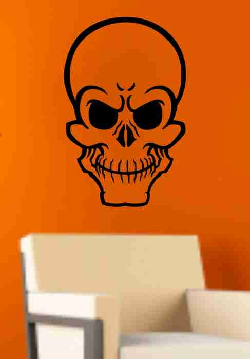 Wall Decals | Skull Version 110 Wall Vinyl Decal Sticker Art Graphic Sticker Skulls Housewares Wall Decals