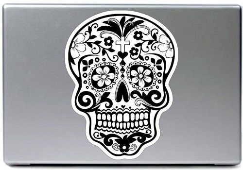 Wall Decals | Sugar Skull Laptop Vinyl Decal Sticker Art Graphic Sticker Sugarskull Decal Sticker Laptop Car Window Housewares Wall Decals