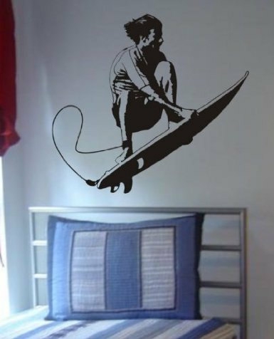 Wall Decals | Surfer Version 102 Decal Sticker Wall Housewares Wall Decals