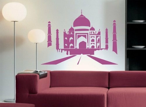 Wall Decals | Taj Mahal Decal Sticker Wall Housewares Wall Decals