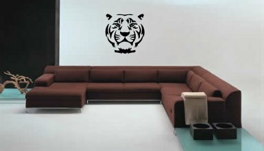 Wall Decals | Tiger Face 101 Decal Sticker Wall Housewares Wall Decals