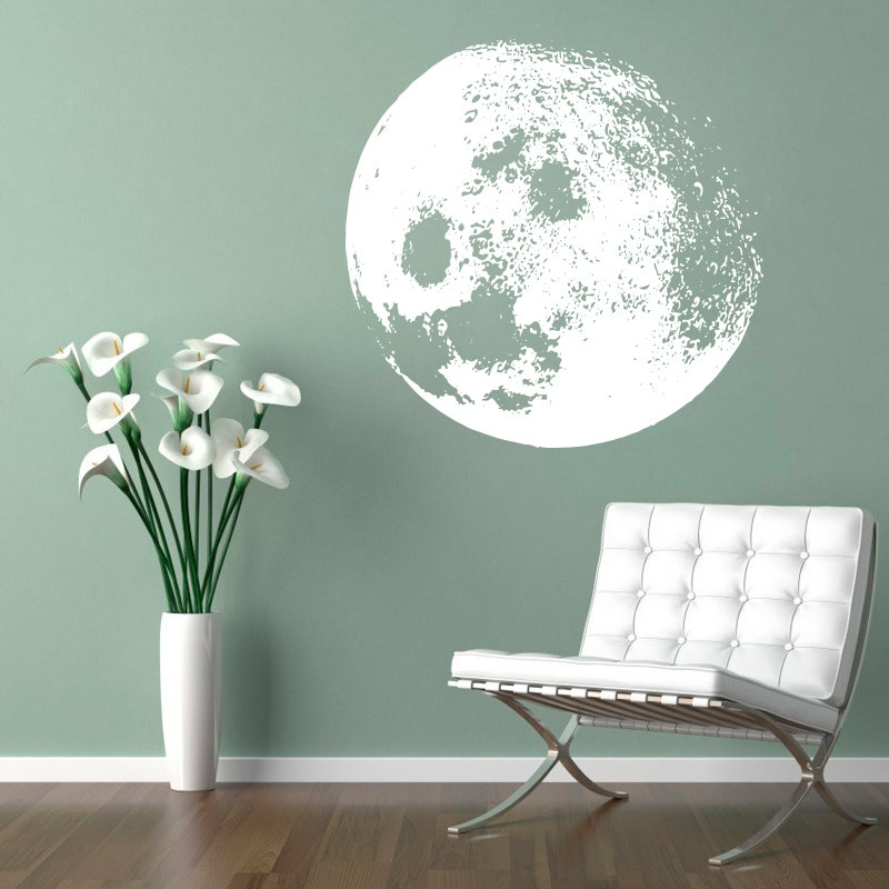 Wall Decals | Vinyl Moon Wall Decal Sticker Home Decor For Housewares Housewares Wall Decals