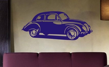 Wall Decals | Volkswagen Bug Version 103 Wall Decal Sticker Housewares Wall Decals