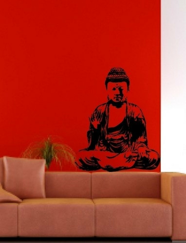 Wall Decals | Wall Mural Decal Sticker Home Buddha India Meditation Housewares Wall Decals