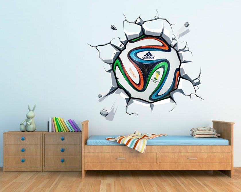 Wall Decals | World Cup Soccer Ball Vinyl Wall Effect Decal For Housewares Housewares Wall Decals