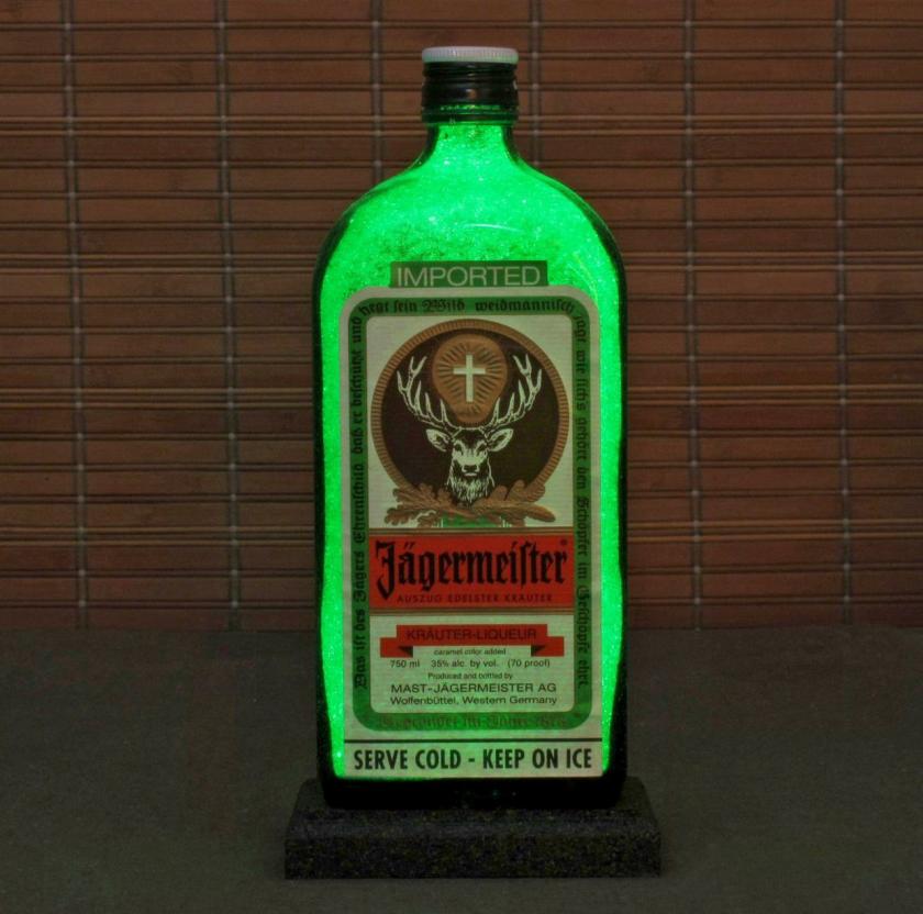 Lightings | Jagermeister Liqueur 1 Liter Led Bottle Lamp Light Bar Sign Man Cave Sparkle Germany Housewares Lightings