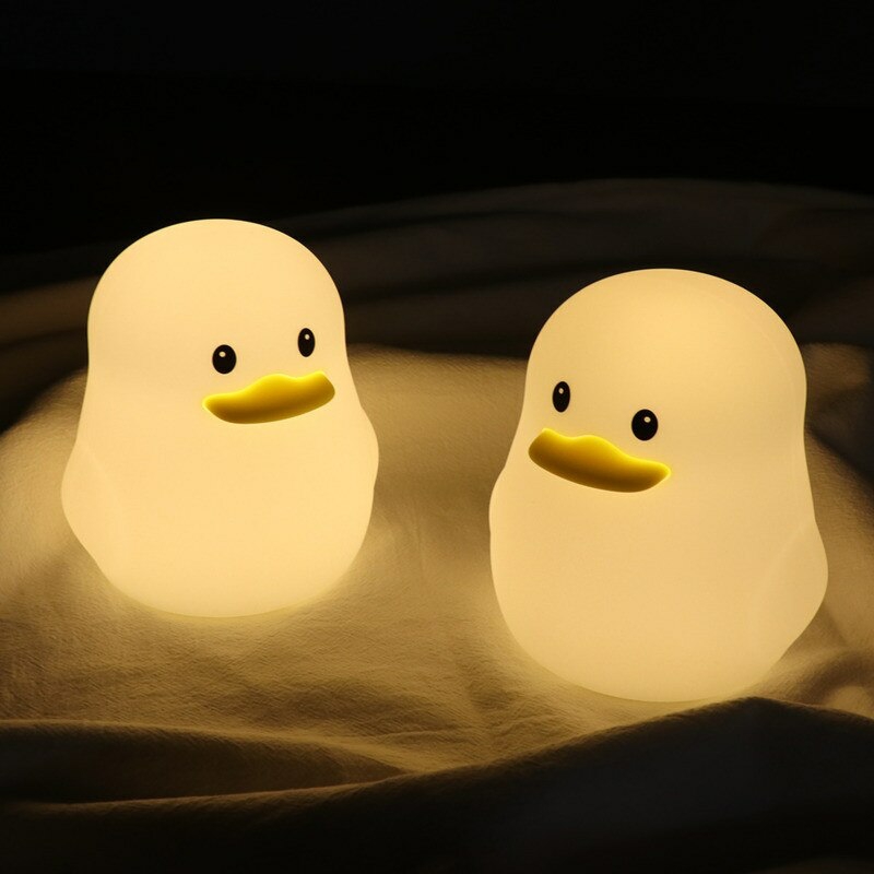 Lightings | Led Usb Rechargeable Parameters Of Silicone Lucky Duck Night Light Housewares Lightings