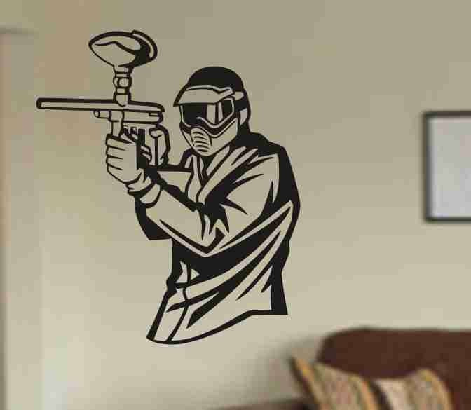 Wall Decals | Paintballer Version 102 Sticker Wall Decal Art Graphic Housewares Wall Decals