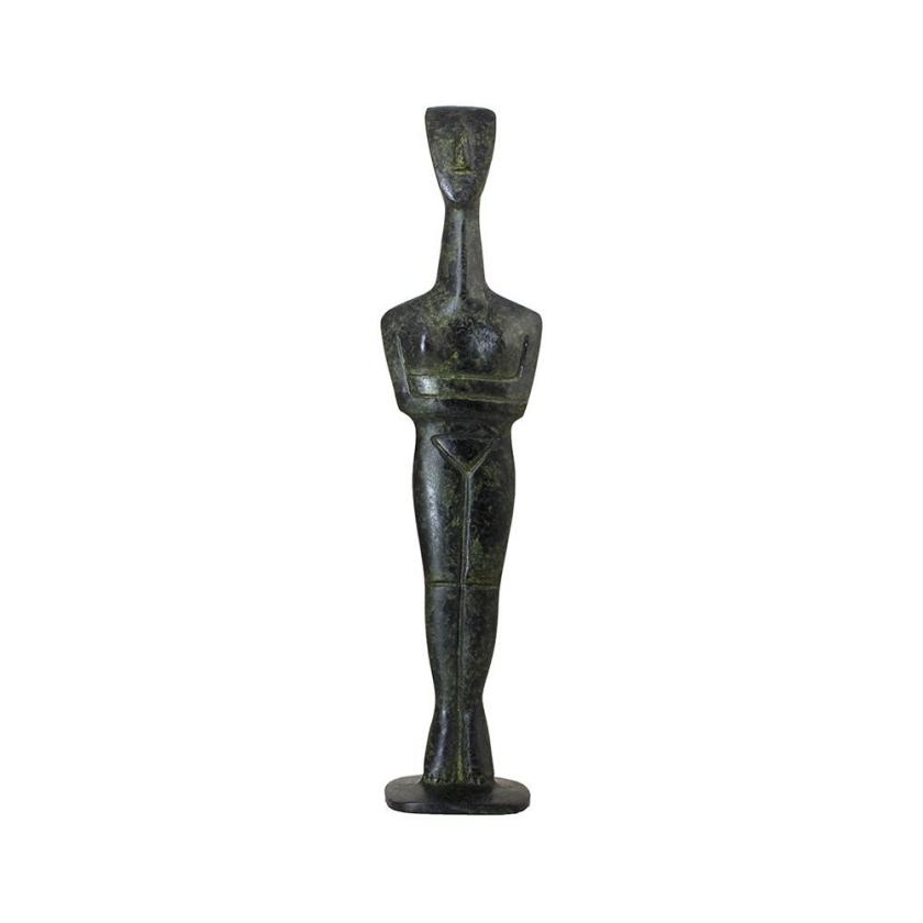 Decorative Items | Female Cycladic Idol Bronze Sculpture Ancient Greek Handmade Figurine Craft Statue 38Cm Decorative Items Decorative Items