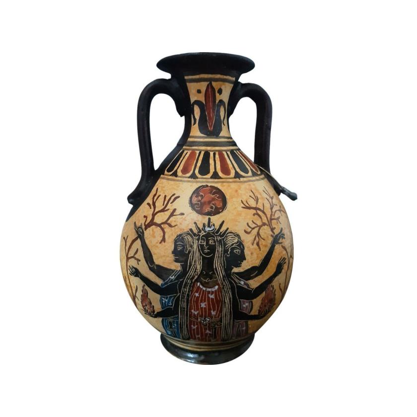 Decorative Items | Hecate Goddess Amphora Ceramic Terracotta Vase Greek Handmade 16Cm Decorative Items Decorative Items