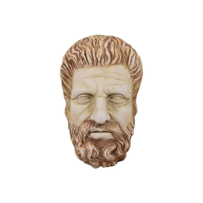 Decorative Items | Hippocrates Bas Relief Wall Mask Plaster Sculpture Decorative Items Decorative Items