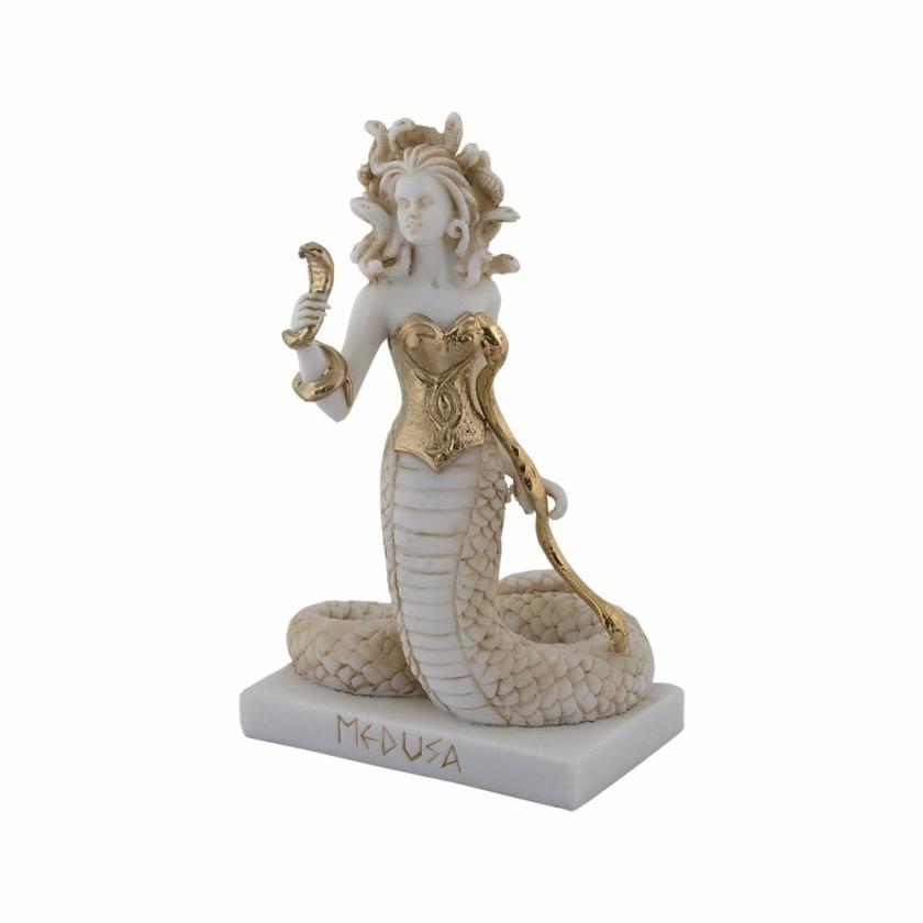 Decorative Items | Medusa Gorgon Sculpture Greek Mythology Monster Marble Handmade Hand Painted Statue 16Cm Decorative Items Decorative Items