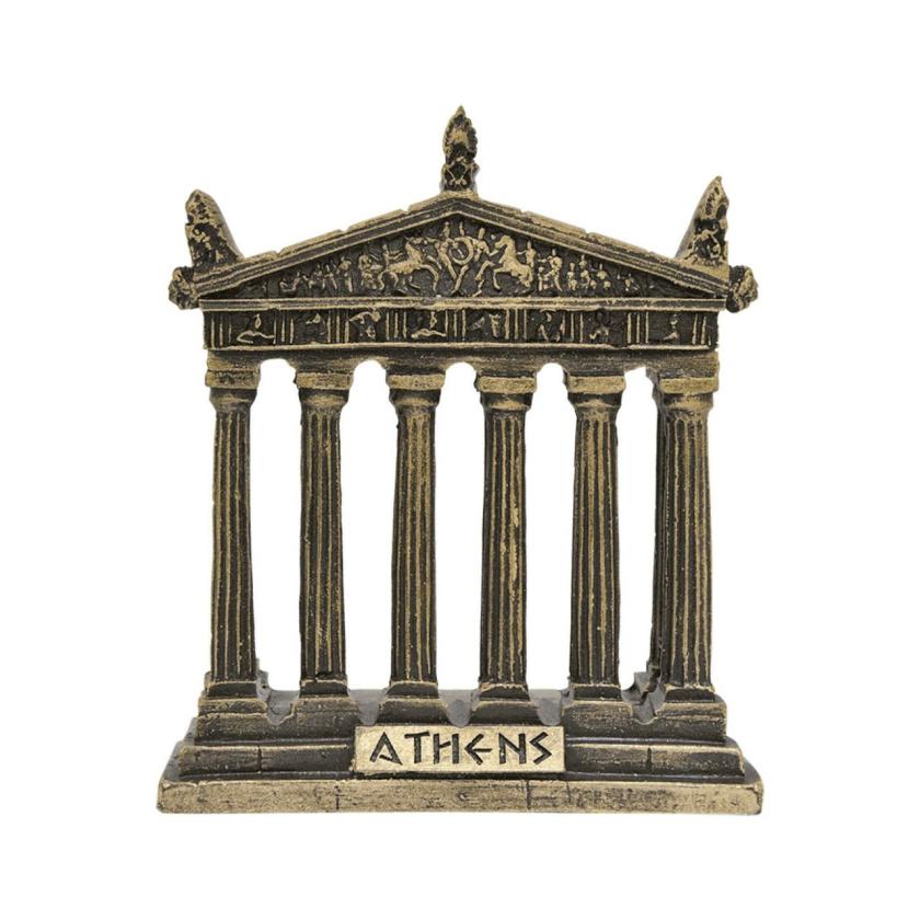 Decorative Items | Parthenon Facade Sculpture – Ancient Greek Handmade Bronze Alabaster Replica Statue 15Cm – 5.91" Decorative Items Decorative Items