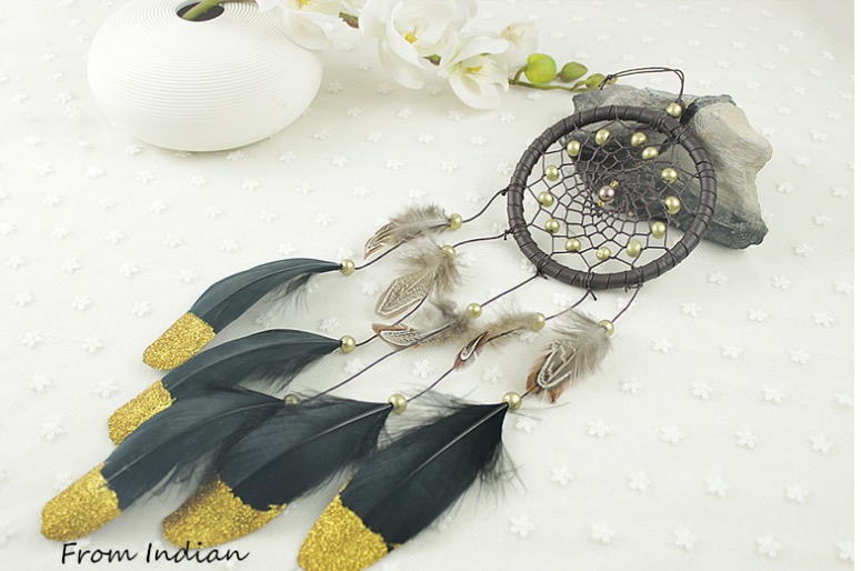 Decorative Items | Handmade Feather Campanula Pendant