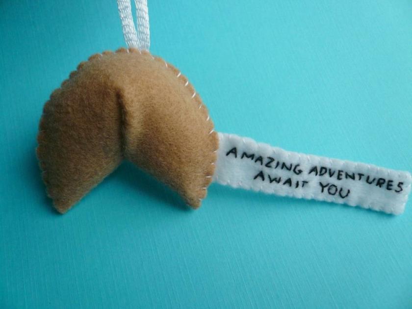 Decorative Items | Inspirational Fortune Cookie Ornament – Amazing Adventures Await You Decorative Items Decorative Items