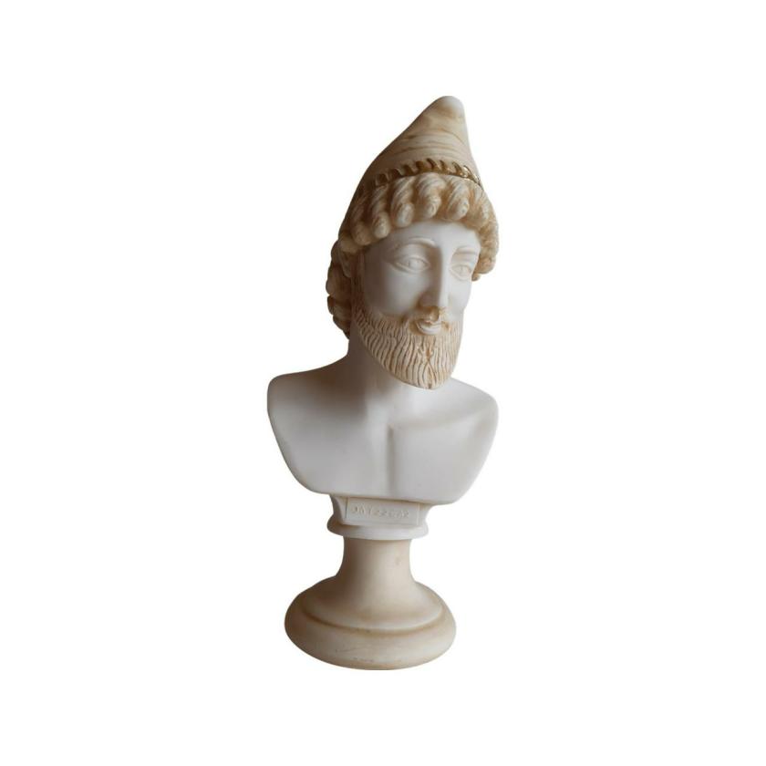 Decorative Items | Odysseus Bust Statue Alabaster